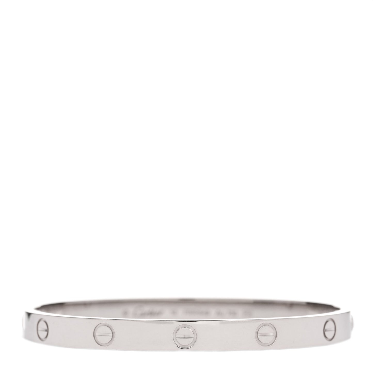 18K White Gold LOVE Bracelet 18