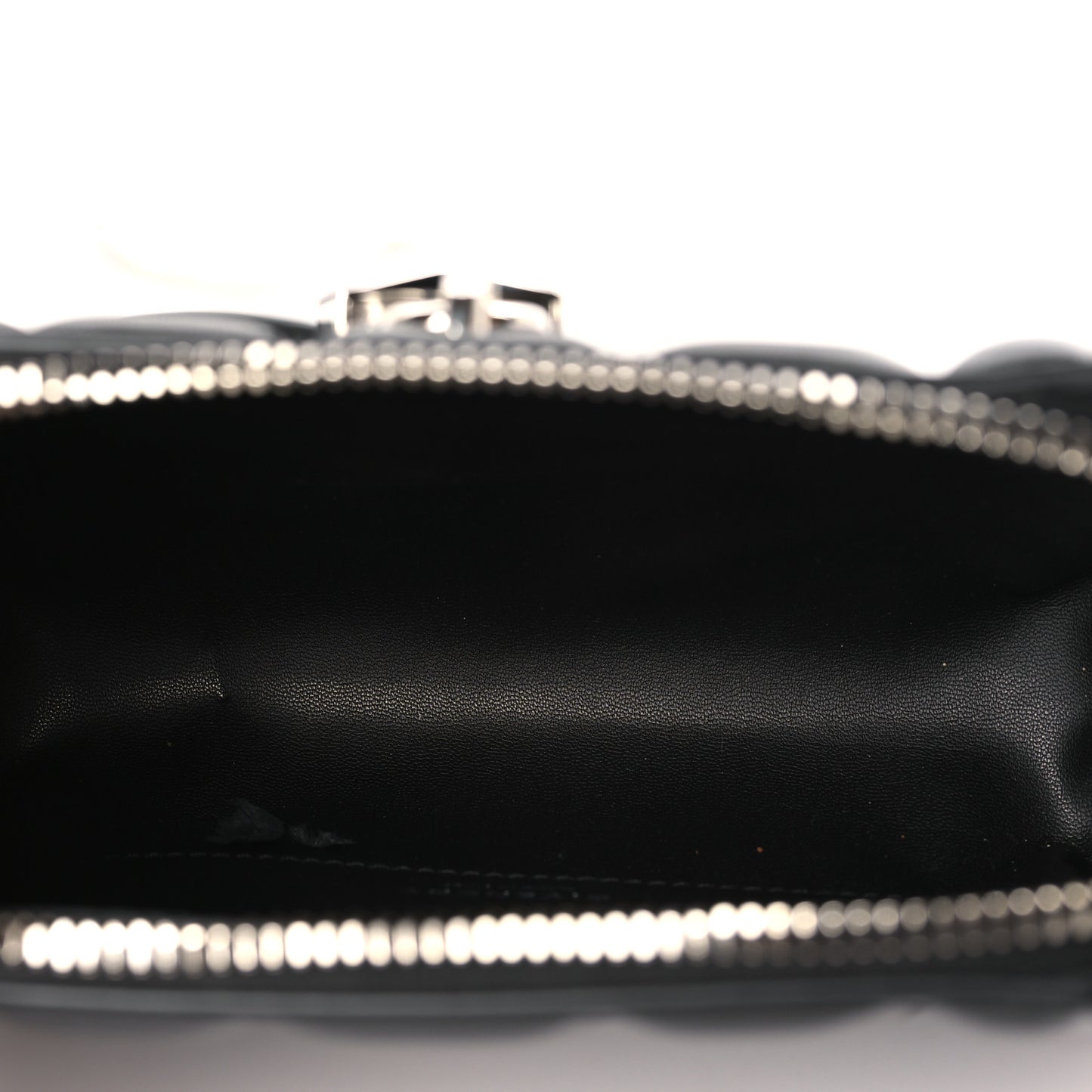 Calfskin XS Lock Antigona Shoulder Bag Black