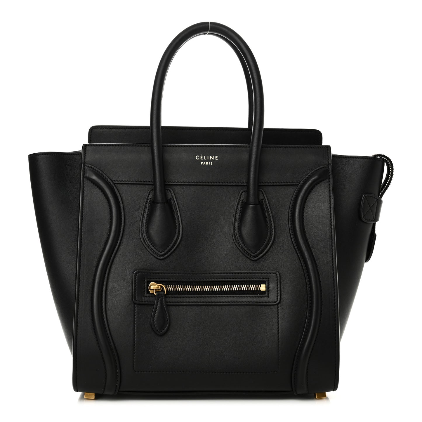 Smooth Calfskin Micro Luggage Black
