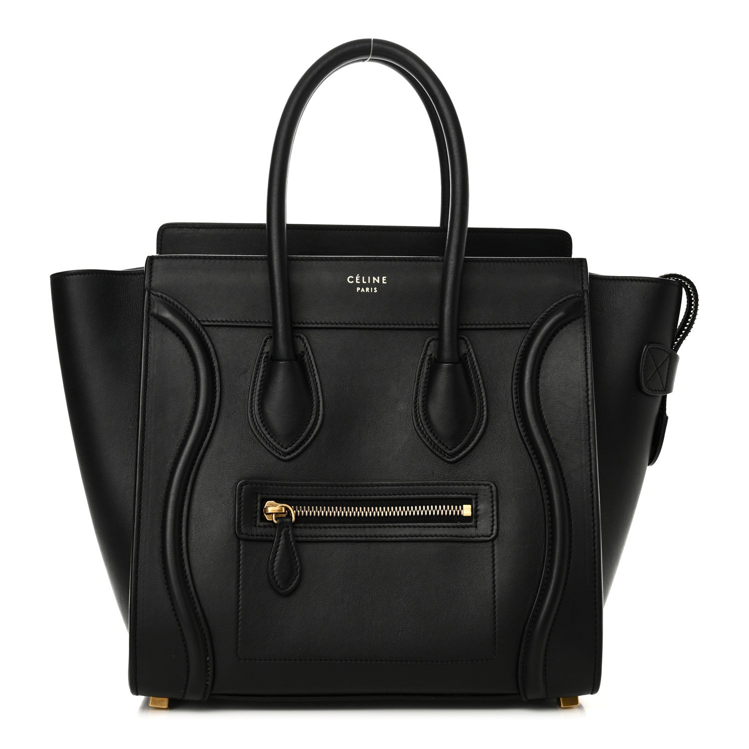 Celine Smooth Calfskin Micro Luggage Black 1 of 8