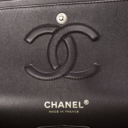 Chanel Lambskin Quilted Medium Double Flap Dark Brown 6 of 11