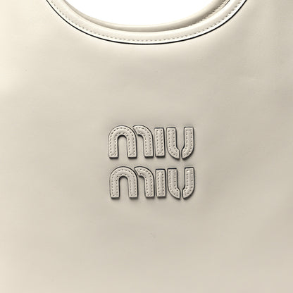 Miu Miu Nappa Ivy Bag Travertine Stone 7 of 9