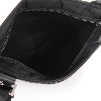Prada Nylon Vela Flat Messenger Bag Black 5 of 7