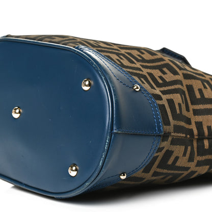 Fendi Zucca Tote Tobacco Blue 10 of 12