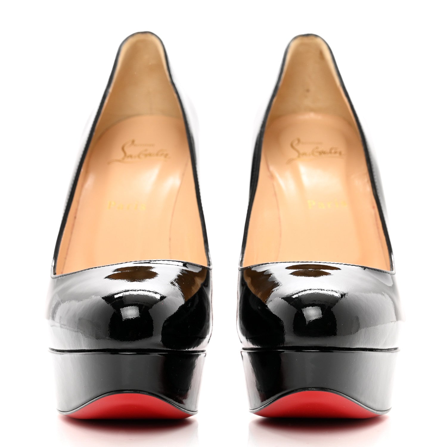 Christian Louboutin Patent Dirditta 130 Platform Pumps 39 Black 2 of 8