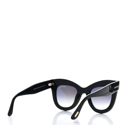 Tom Ford Karina Cat Eye Sunglasses TF612 Black 4 of 7