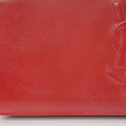 Saint Laurent Textured Patent Large Belle De Jour Clutch Fuchsia 9 of 17