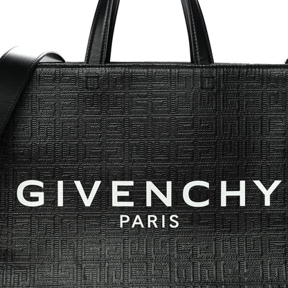 Givenchy 4G Coated Canvas Logo Medium G Tote Black 8 of 20