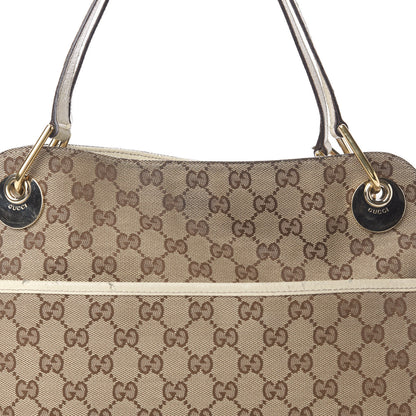 Gucci Monogram Medium Eclipse Shoulder Bag Off White 13 of 17