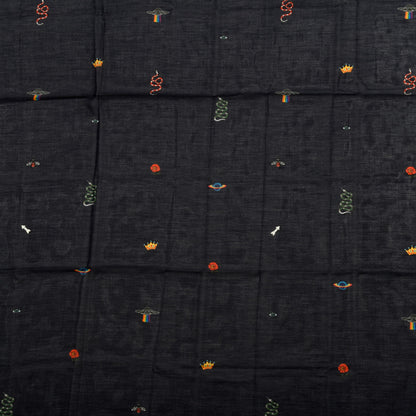 Gucci Modal Classic Mixer Shawl Black Midnight Blue 2 of 4