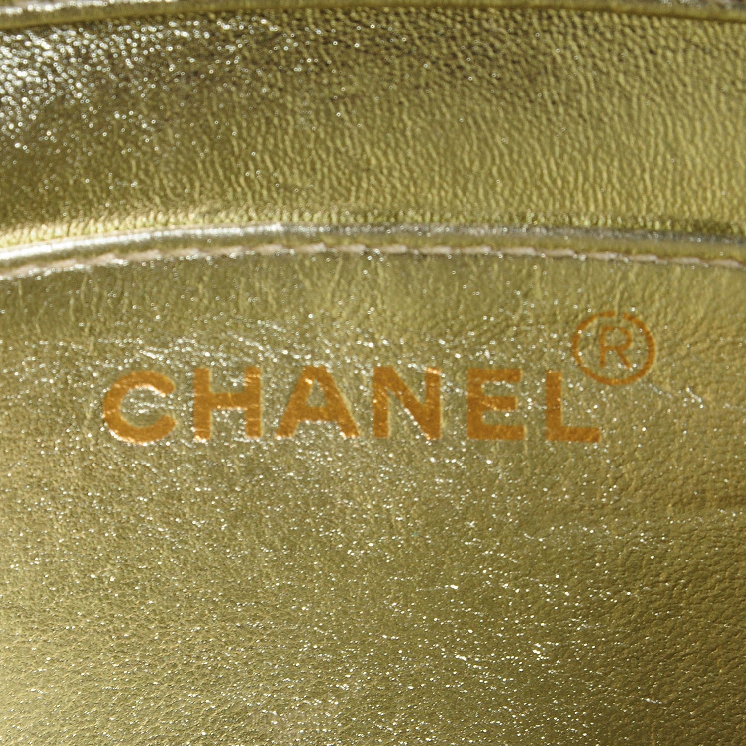 Chanel Lambskin Vertical Quilted Mini Flap Light Gold 7 of 8
