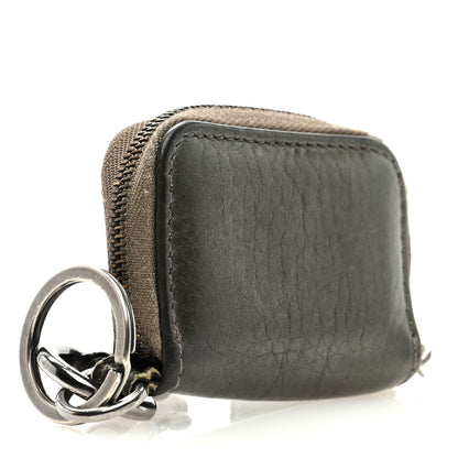 Gucci Metallic Pebbled Calfskin Soho Coin Purse Key Ring Sasso 3 of 6