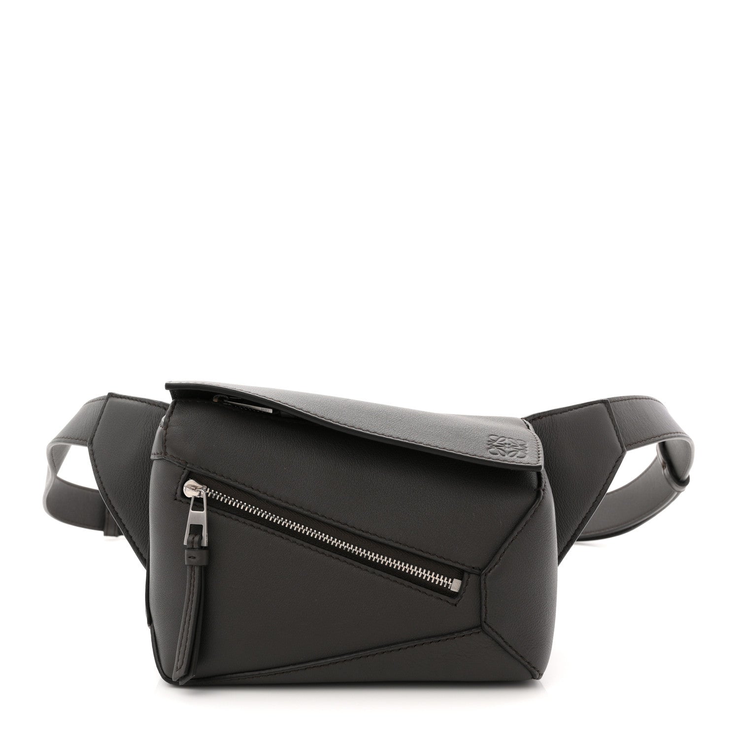 Loewe Calfskin Mini Puzzle Bumbag Dark Grey 1832947 – FASHIONPHILE