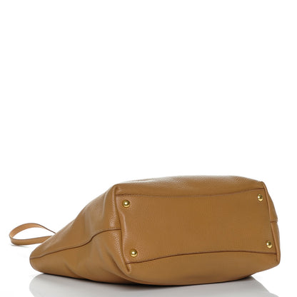 Miu Miu Vitello Daino Tote Naturale 4 of 6