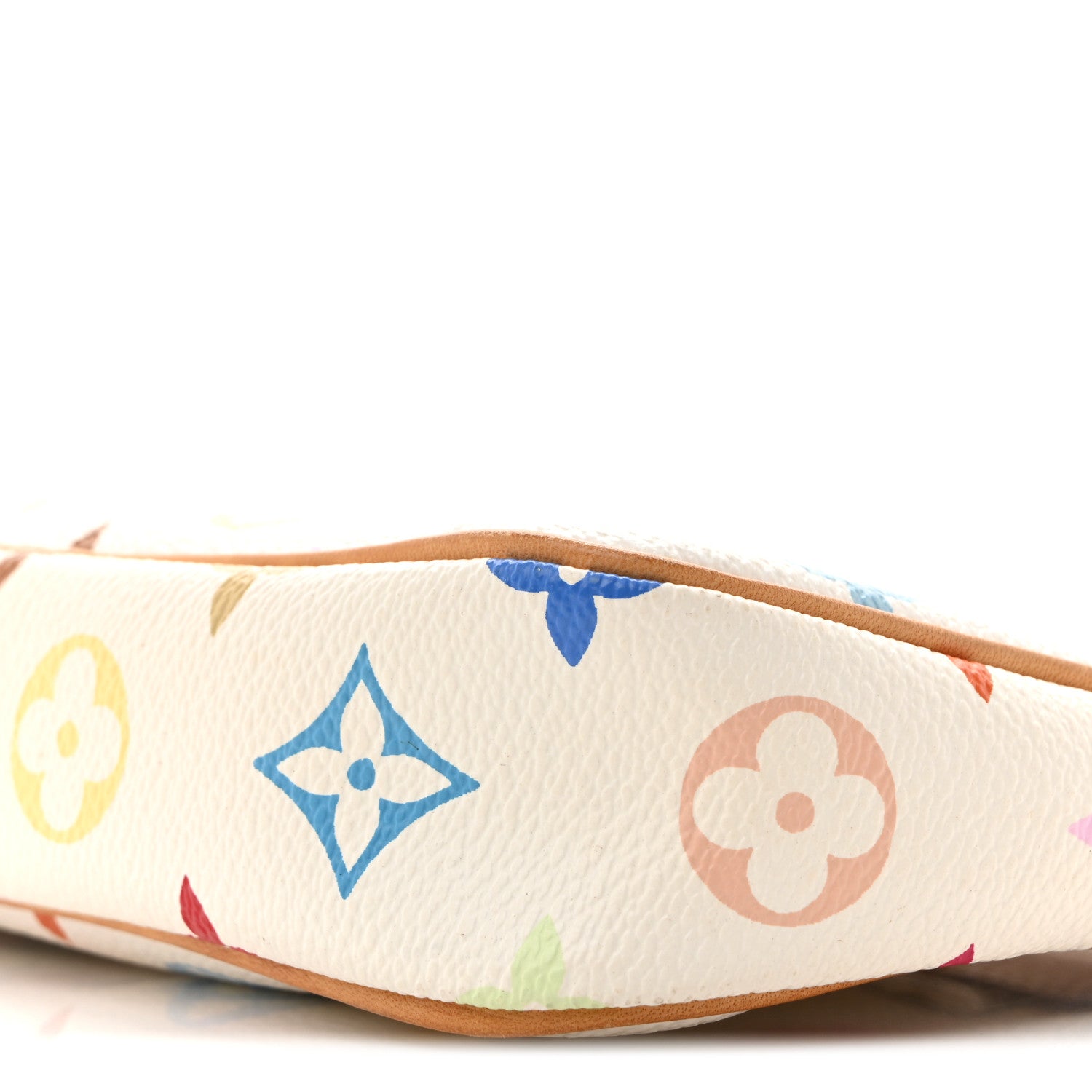 Louis Vuitton Monogram Multicolor Pochette Accessories White 10 of 15