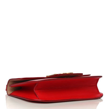 Alexander McQueen Calfskin Small Insignia Chain Flap Red 3 of 26