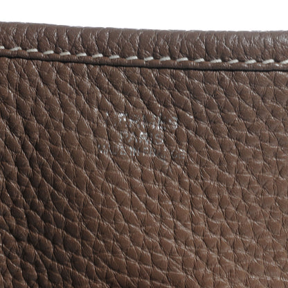 Hermes Taurillon Clemence Evelyne III GM Etoupe 11 of 14