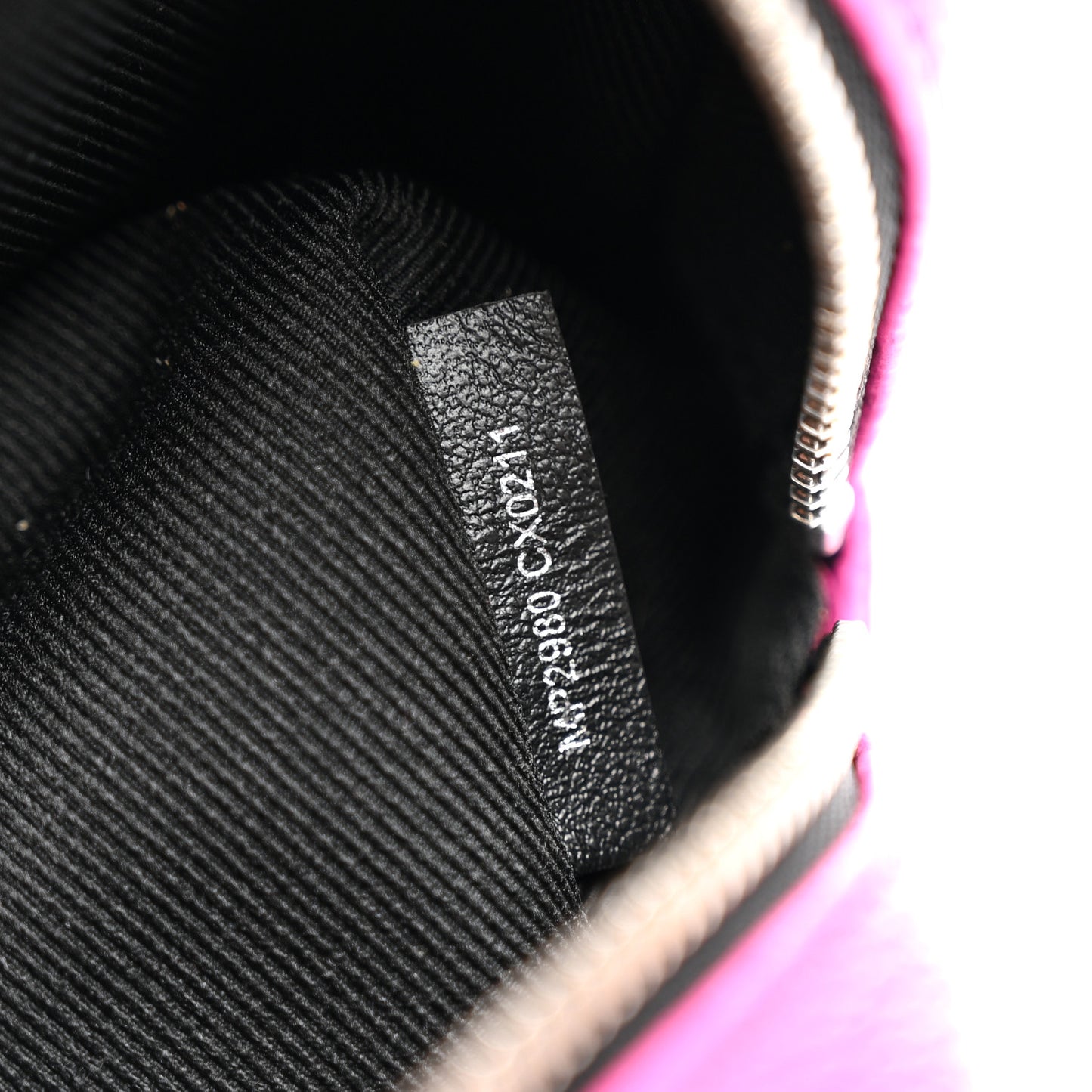 Taigarama Box Pouch Bag Charm Key Ring Fuchsia