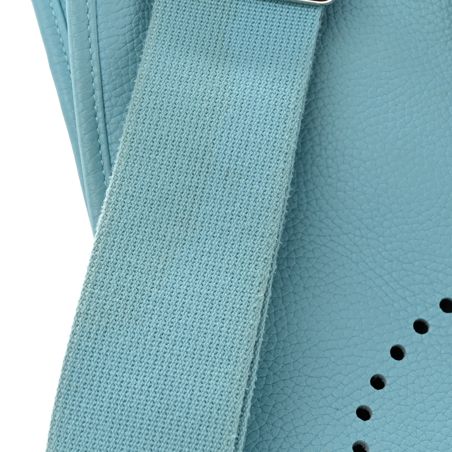 Hermes Taurillon Clemence Evelyne III PM Bleu Atoll 13 of 13