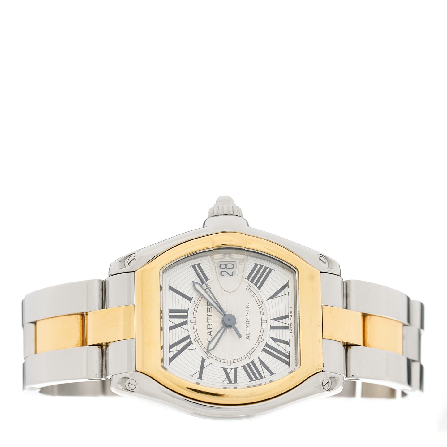 Stainless Steel 18K Yellow Gold 37mm Roadster Automatic Watch