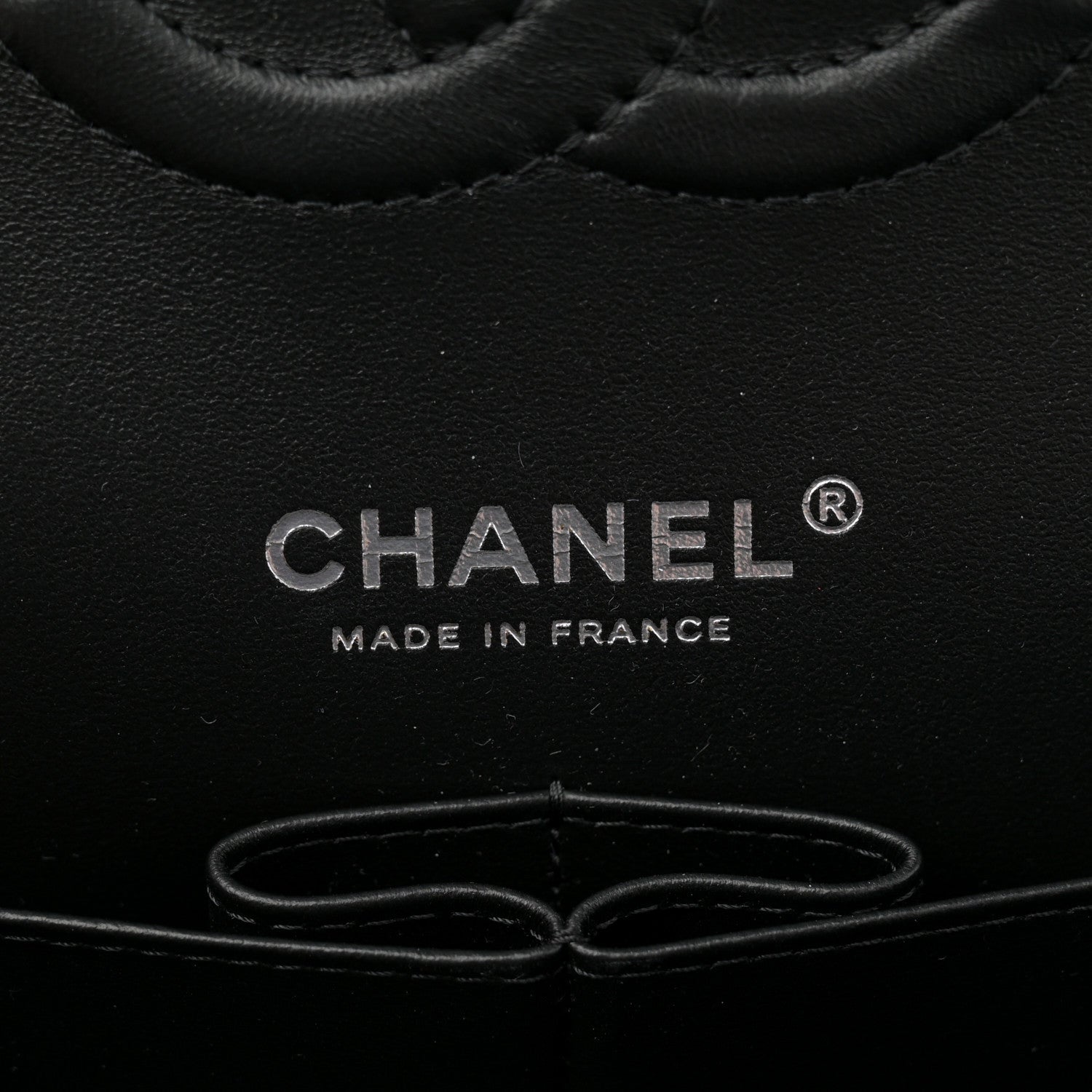 Chanel Printed Denim Quilted Flower Medium Double Flap Black 6 of 11