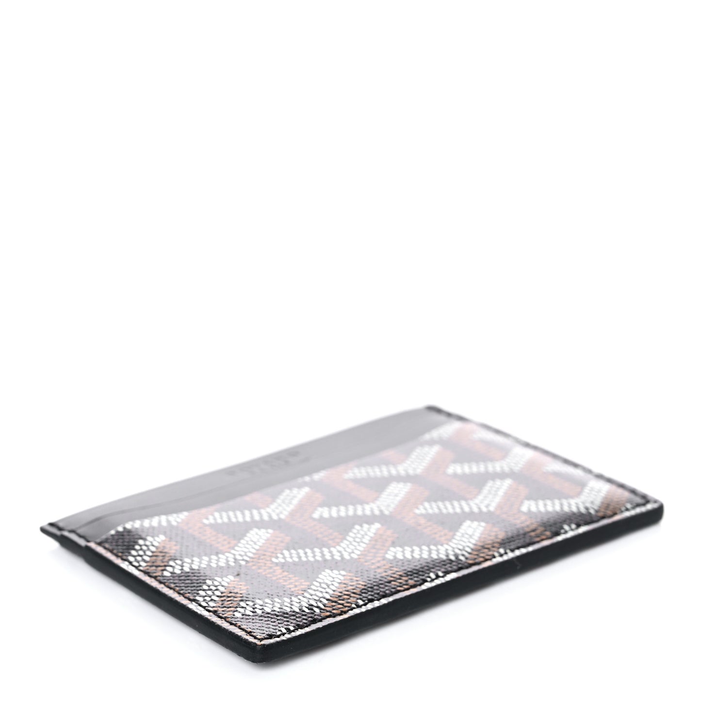 Goyardine Saint Sulpice Card Holder Black