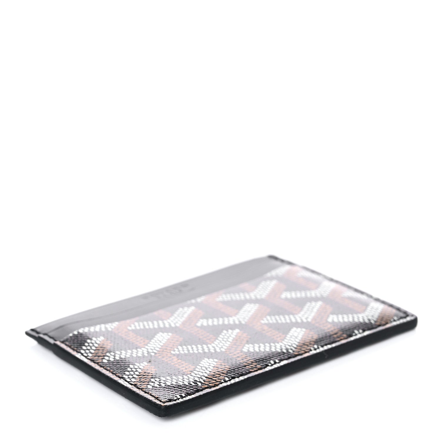 Goyard Goyardine Saint Sulpice Card Holder Black 4 of 7