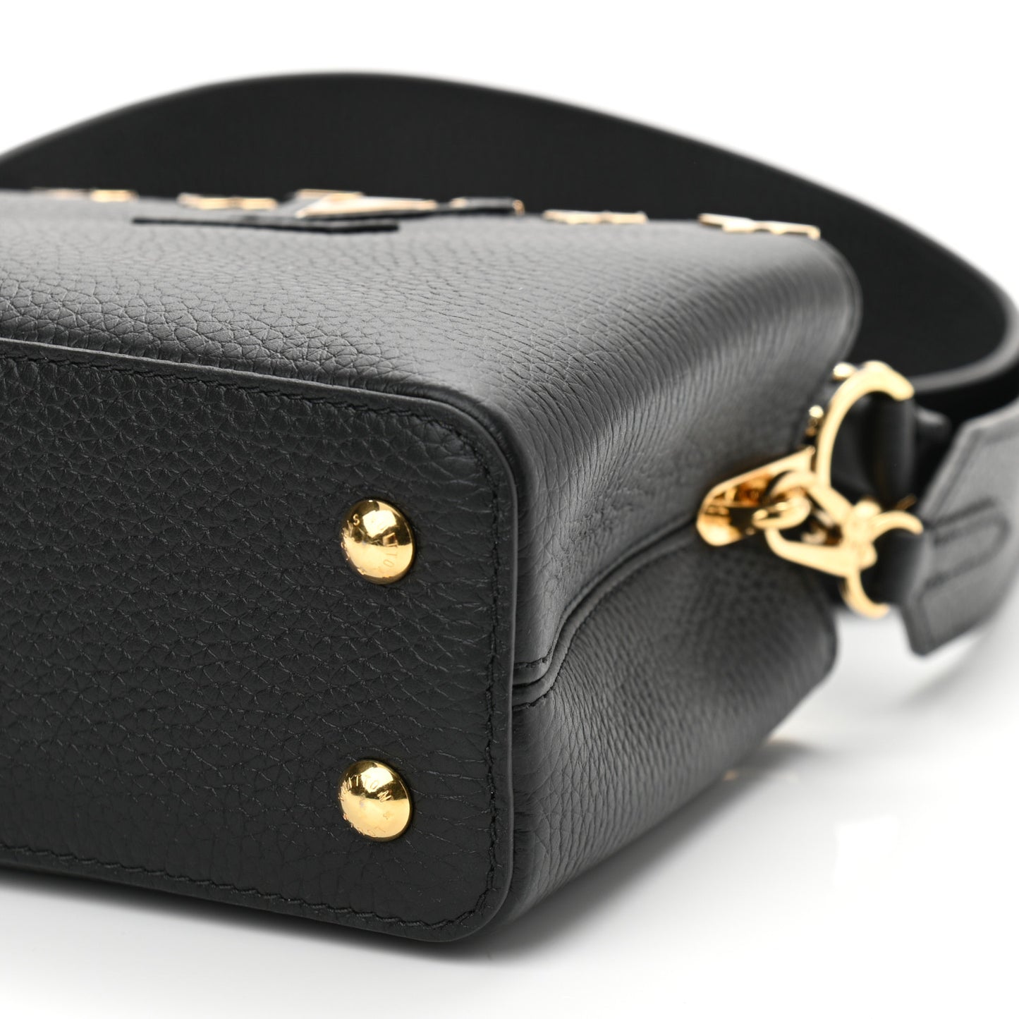 Taurillon Embellished Flower Crown Capucines Mini Black