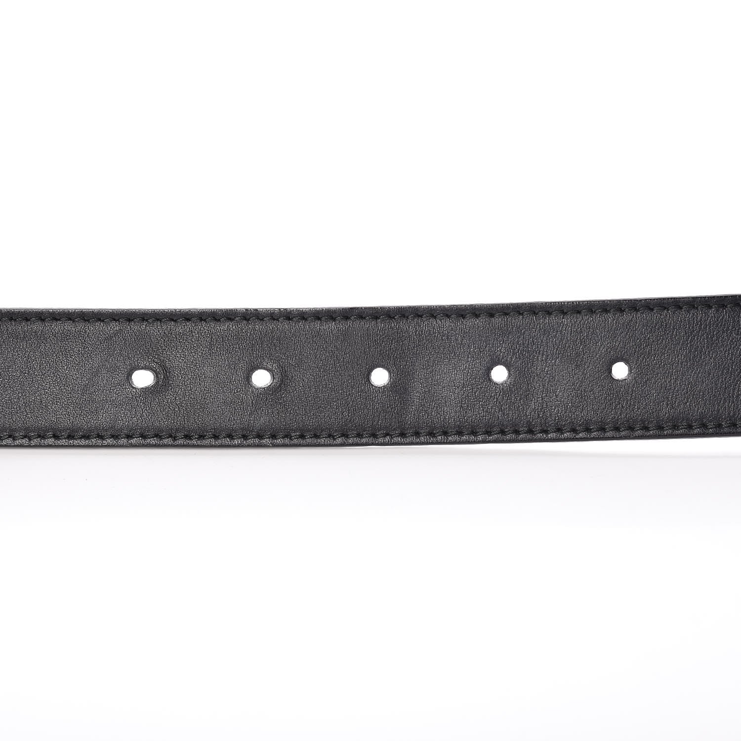Gucci Calfskin Double G 30mm Belt 75 30 Black 6 of 9