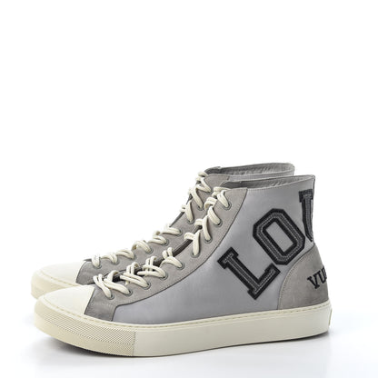 Louis Vuitton Suede Sneakers 9 Gray 3 of 9