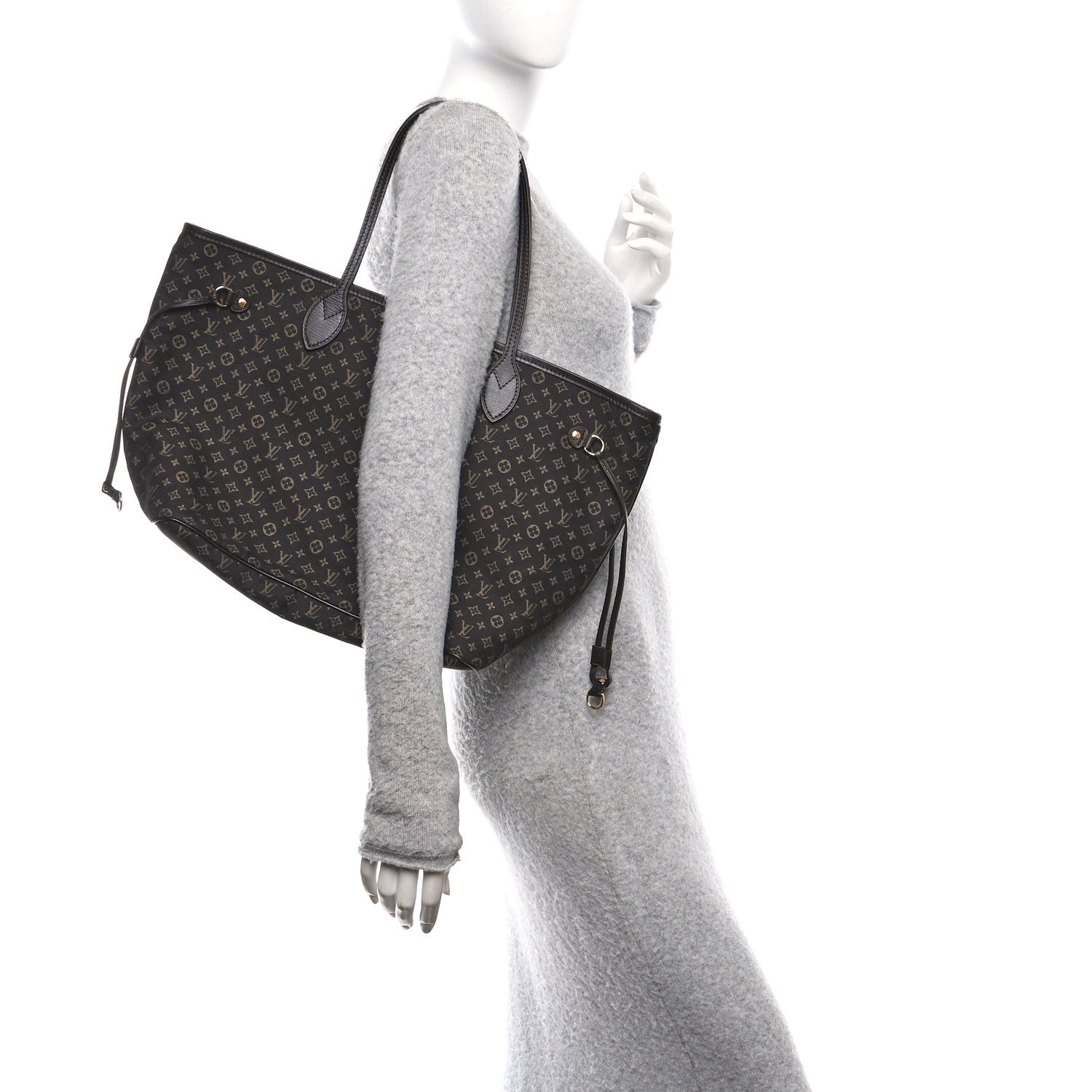 Louis Vuitton Monogram Idylle Neverfull MM Fusain 2 of 9