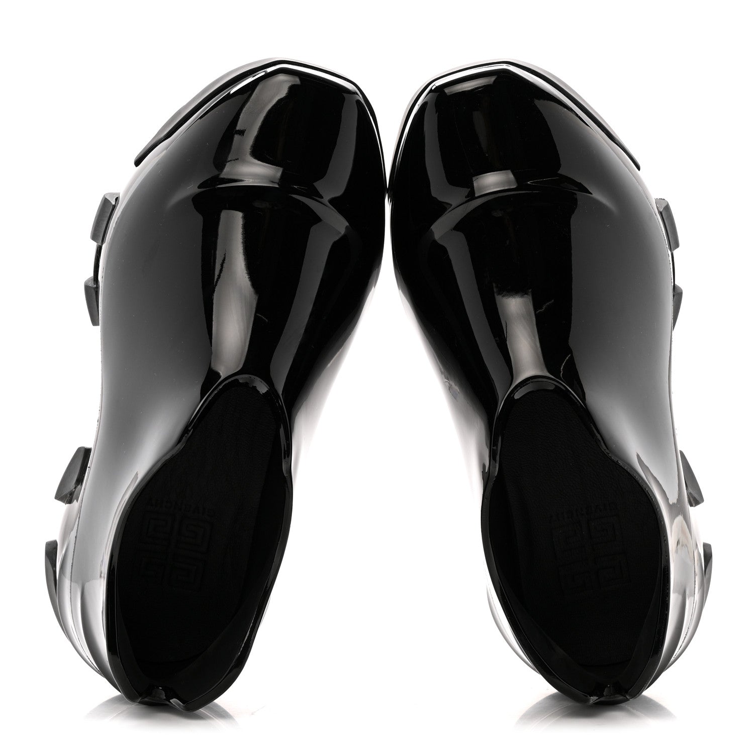 Givenchy Rubber Monumental Mallow Low Slip On Sneakers 40 Black