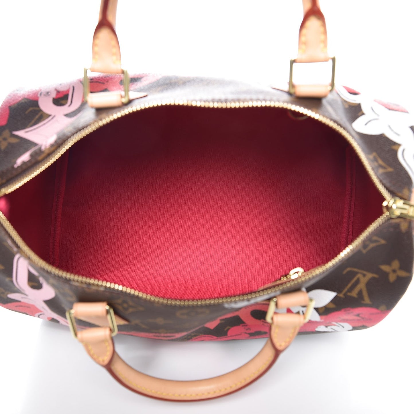 Monogram Bay Speedy 30 Rose Ballerine Poppy