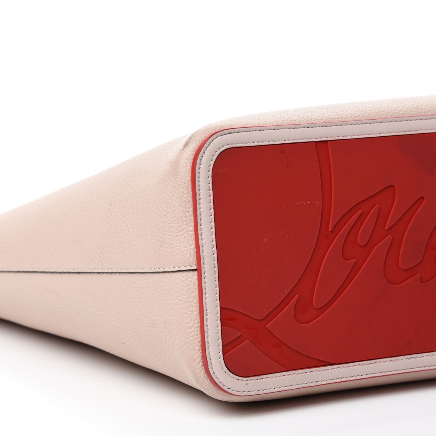 Calfskin Spikes East West Cabata Tote Ballerina