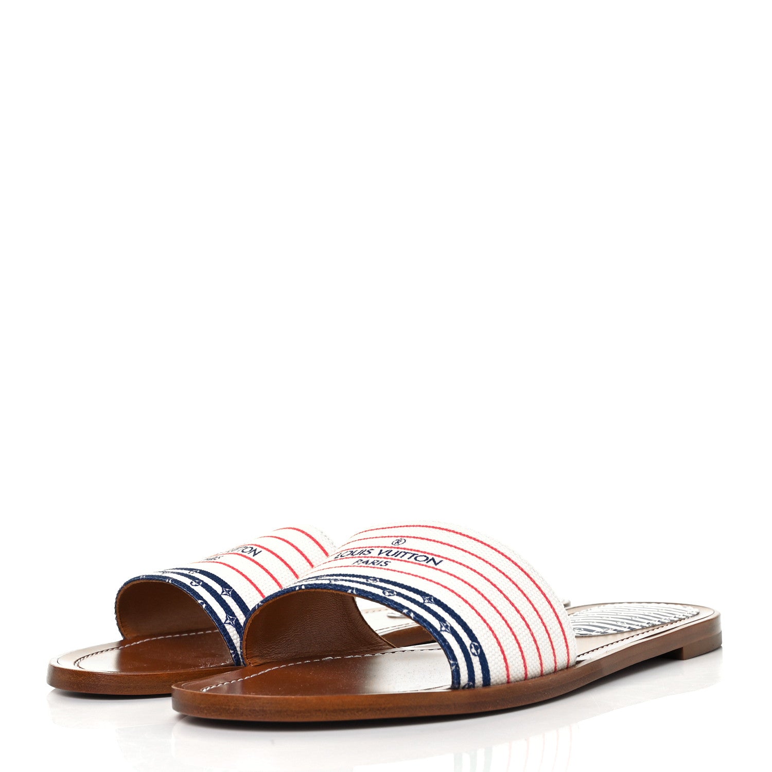Louis Vuitton LV Escale Lock It Flat Mule 40 Blue 3 of 6