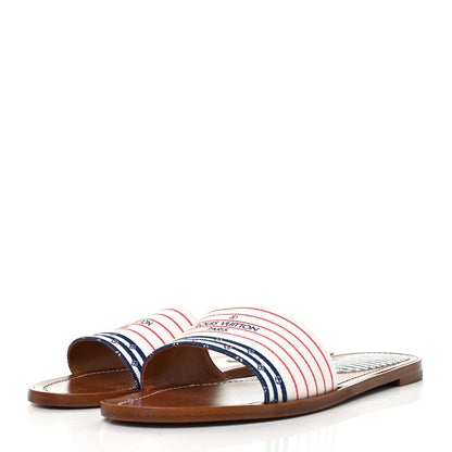 Louis Vuitton LV Escale Lock It Flat Mule 40 Blue 3 of 6