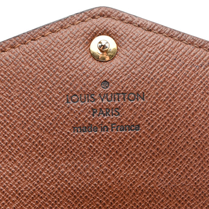 Louis Vuitton Monogram Sarah Wallet NM Coquelicot 6 of 7