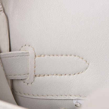 Hermes Swift Birkin 30 White 8 of 14