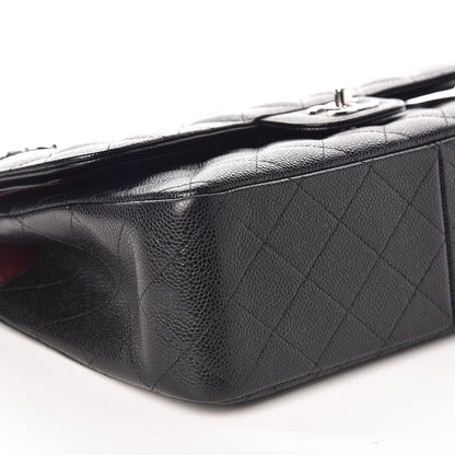 Chanel Caviar Quilted Jumbo Double Flap Black 5 of 9