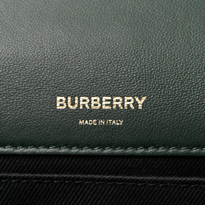 Burberry Lambskin Quilted Small Lola Bag Pale Blue Green Brown 6 of 10