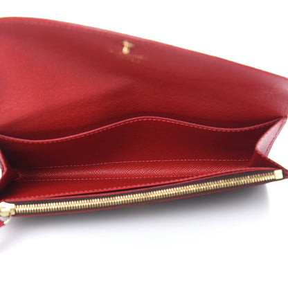 Louis Vuitton Damier Ebene Caissa Wallet Cherry 6 of 6