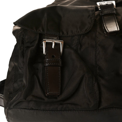 Prada Nylon Vela Medium Backpack Dark Brown 10 of 15