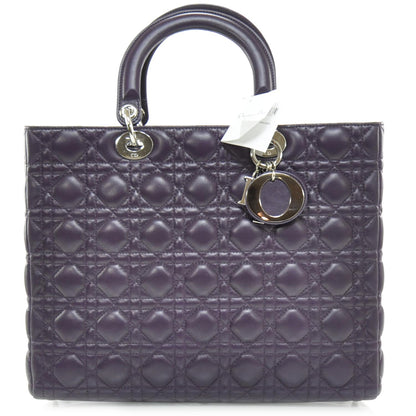 Christian Dior Lambskin Cannage Large Lady Dior Amaranth 1 of 8
