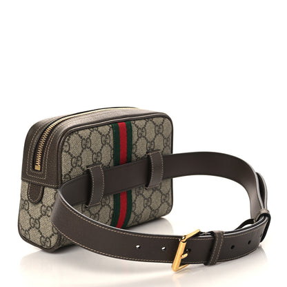 Gucci GG Supreme Monogram Web Small Ophidia Belt Bag 75 30 Dark Brown 3 of 8