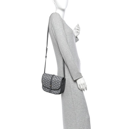 Goyard Goyardine Belvedere II PM Messenger Bag Gray 2 of 9