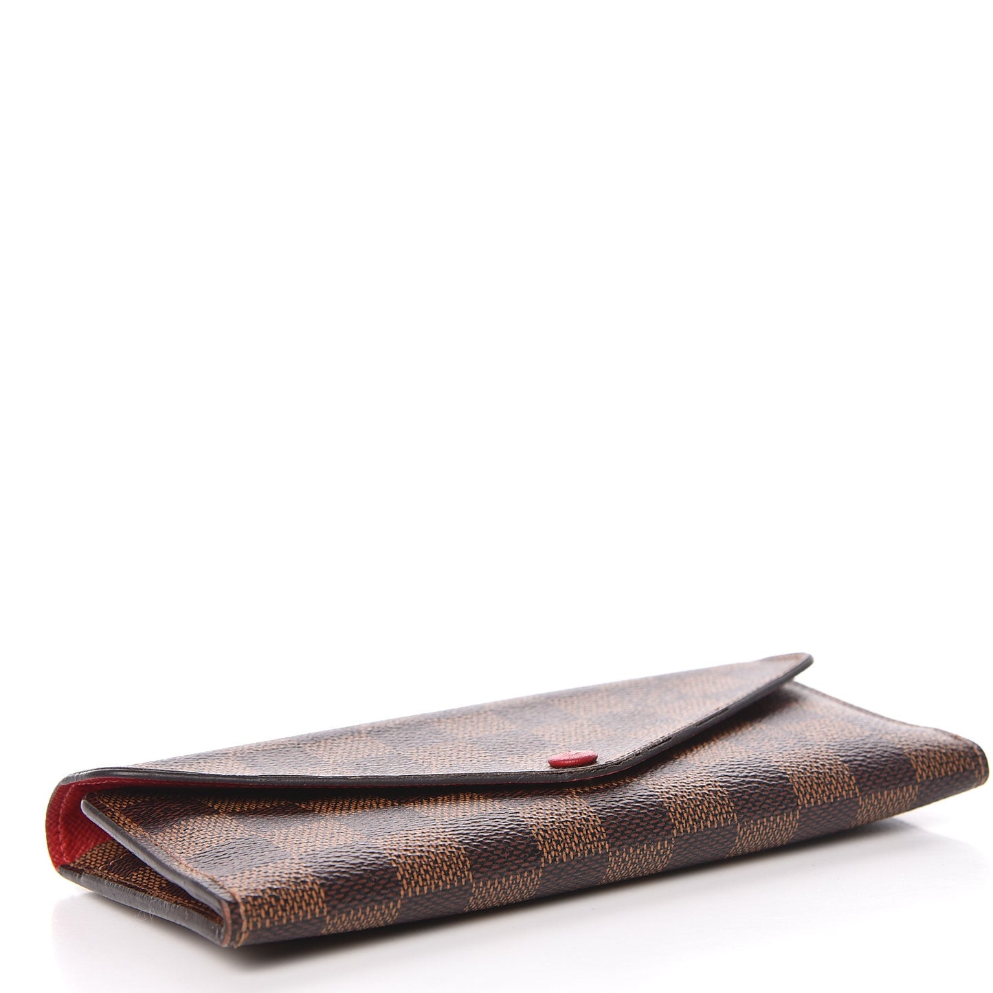 Damier Ebene Josephine Wallet Red