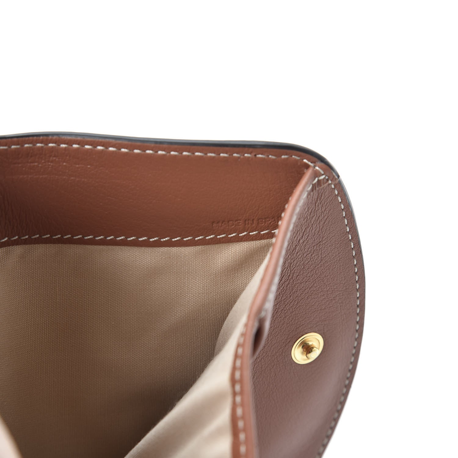 Chloe Smooth Calfskin Small C Tri-Fold Wallet Rusty Pink 8 of 10