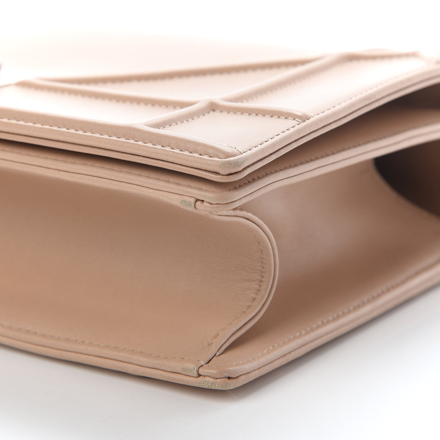 Christian Dior Lambskin Medium Diorama Flap Bag Nude 7 of 7