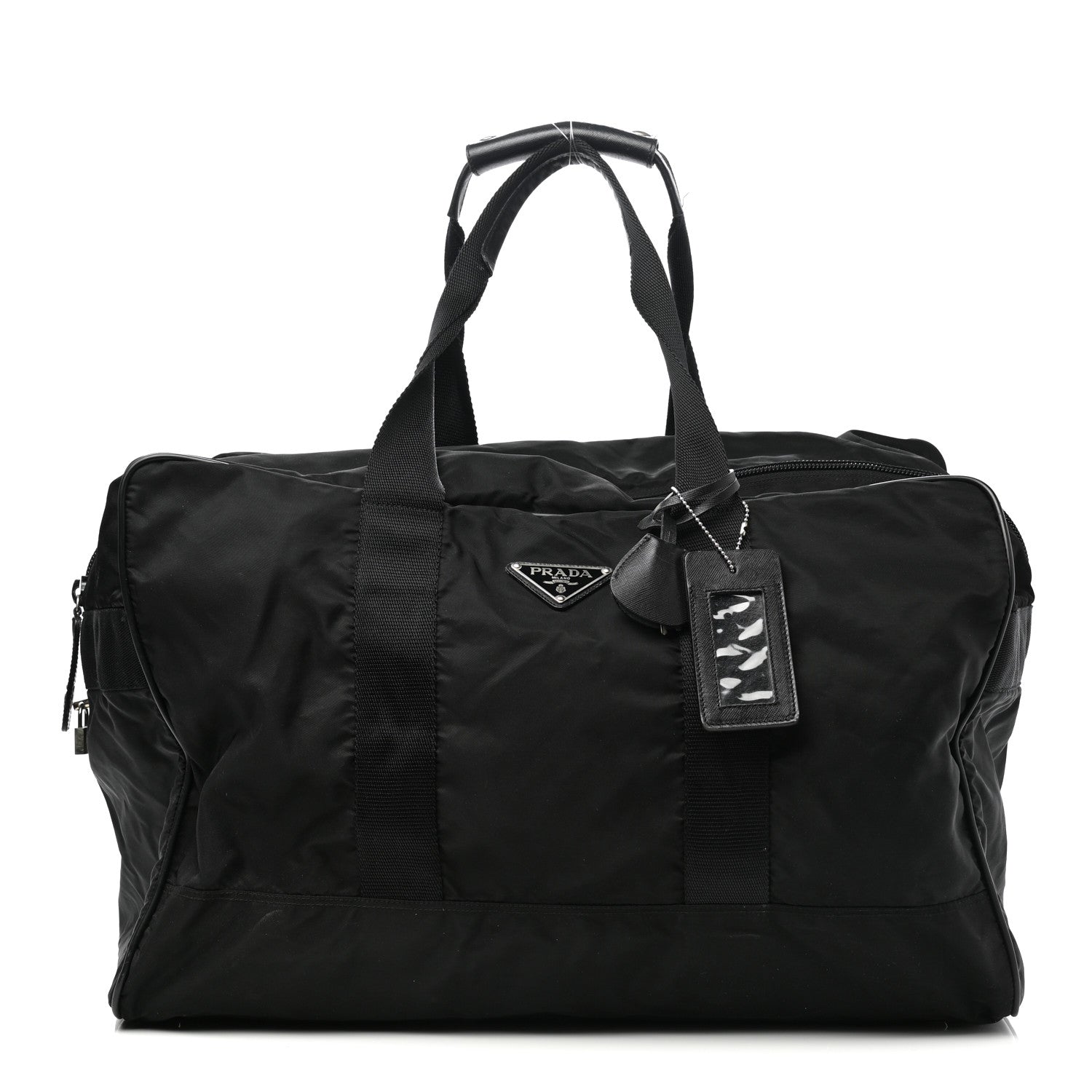 Prada Tessuto Nylon Duffle Black 1 of 11