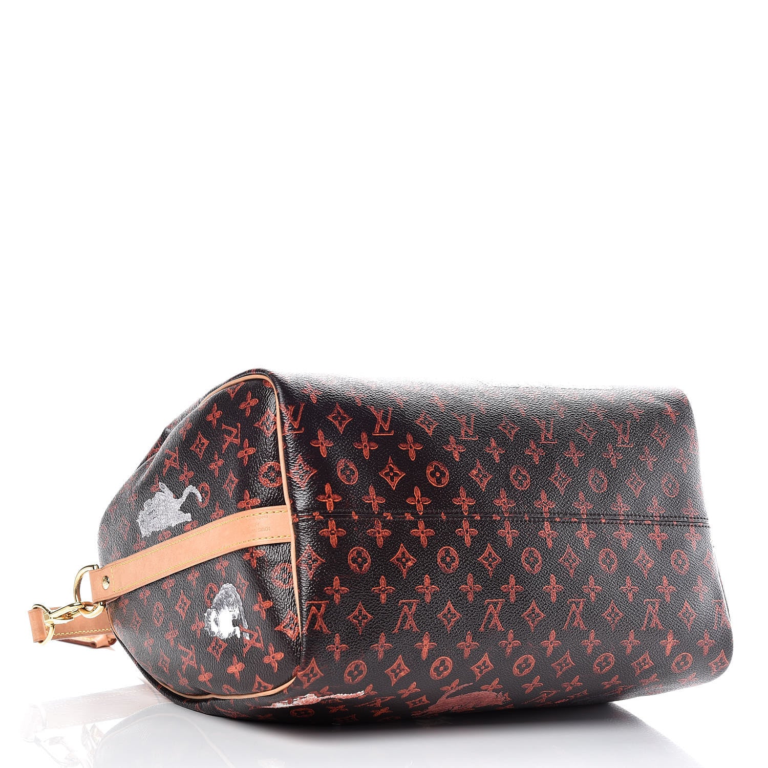 Louis Vuitton Catogram Speedy Bandouliere 30 Marron 4 of 16